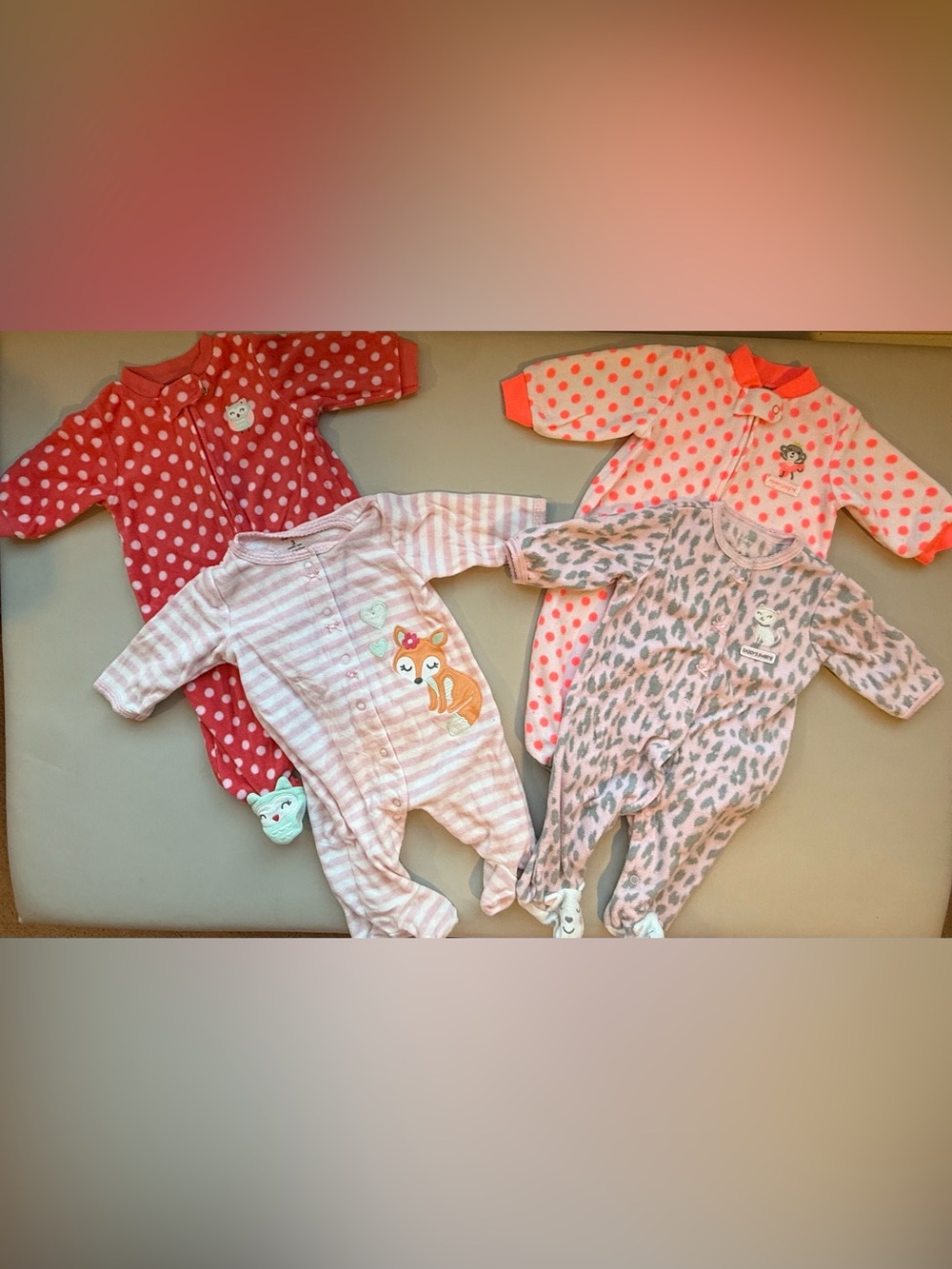 Soft Baby Footie four piece -Piece bundle